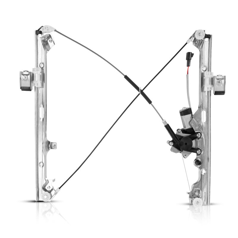 SUNROAD Power Window Regulator Motor Assembly Front Left Driver Side Replacement for Chevrolet Silverado 2500 HD 01-04 & Silverado 1500 1999-2003 2006 Suburban 2500 Tahoe - Image 2